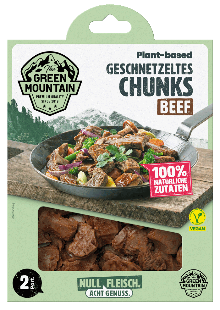 Vegetarisch Geschnetzeltes Chunks Beef